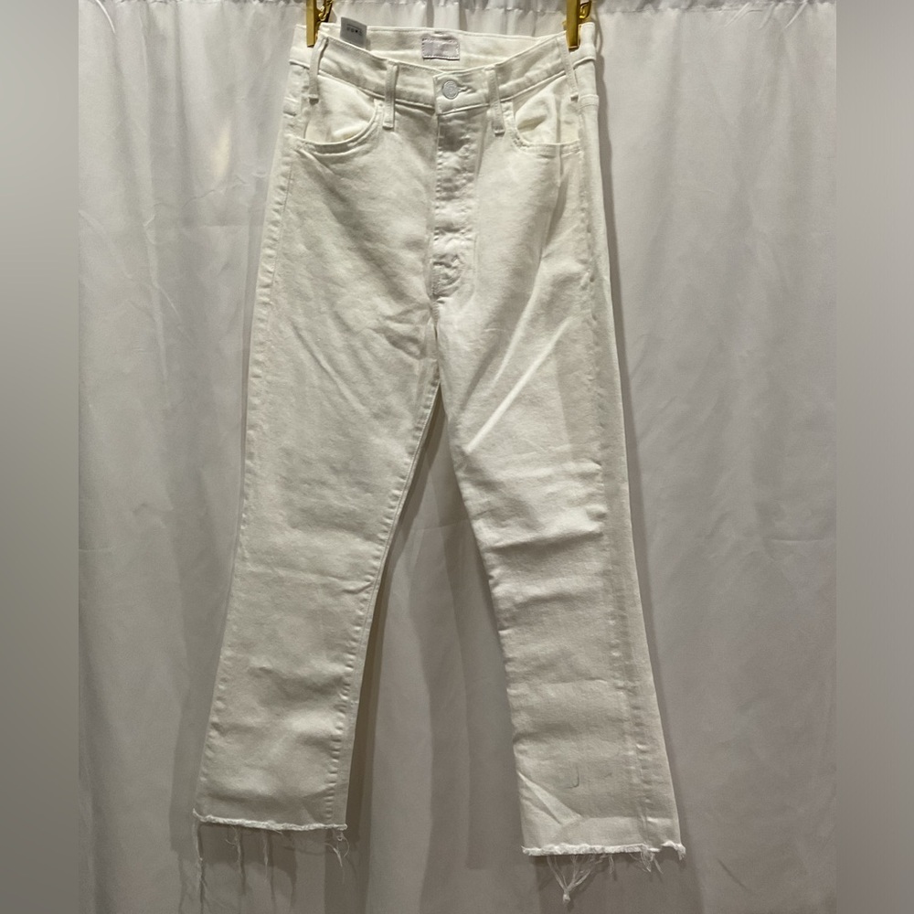 NWOT The Mid-Rise Dzzler Flood Fray Jeans